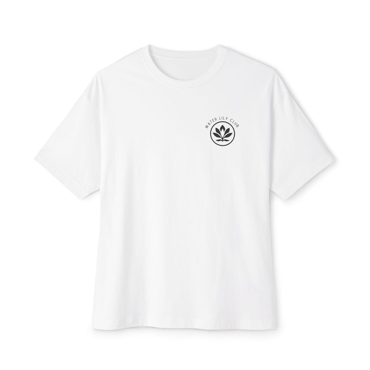 Water Lily Club Oversized Tee – “Keep Blooming” Edition