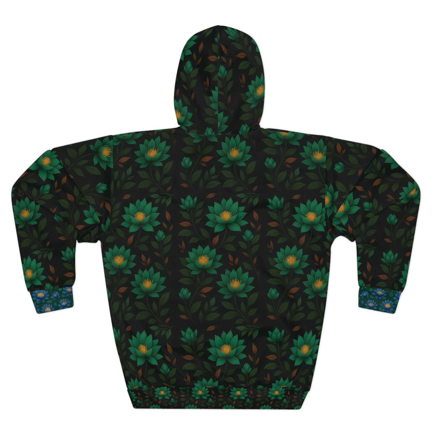 Water Lily Club Unisex Pullover Hoodie - Cozy Floral Design for Nature Lovers