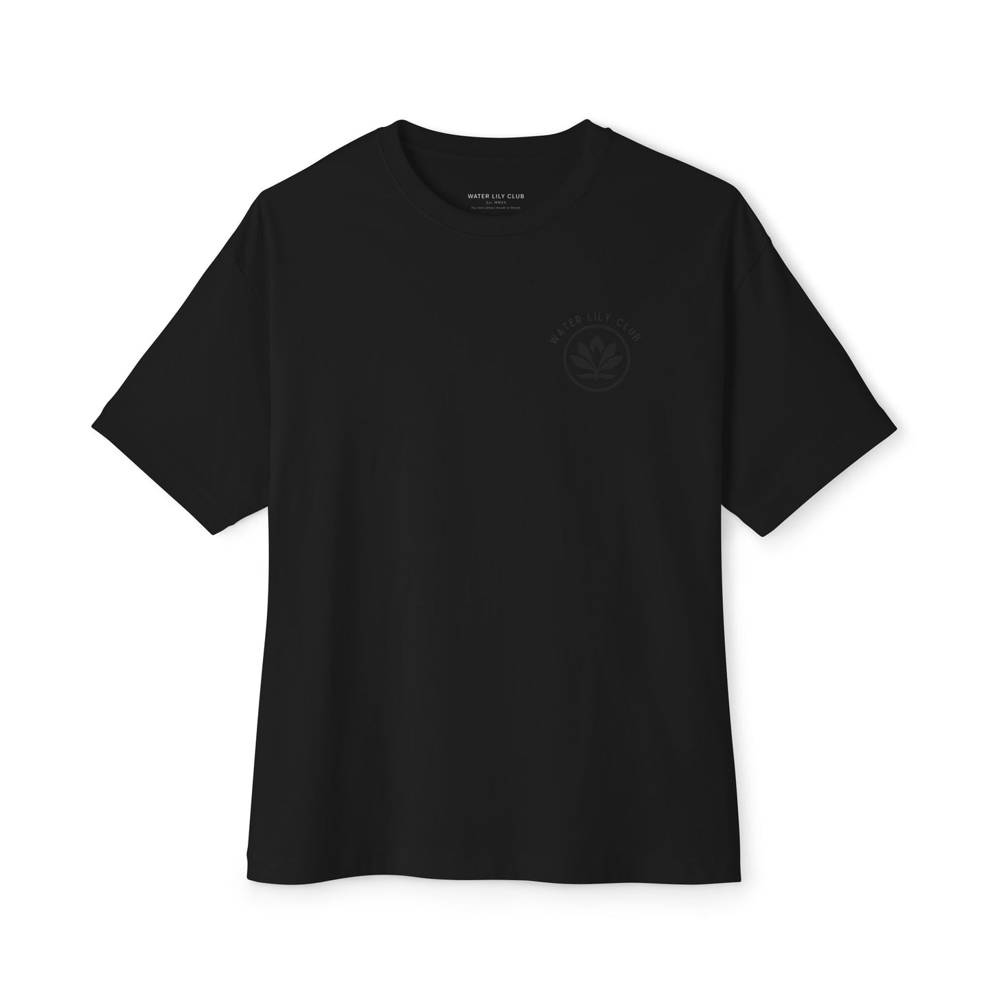 Water Lily Club Oversized Tee – “Keep Blooming” Edition