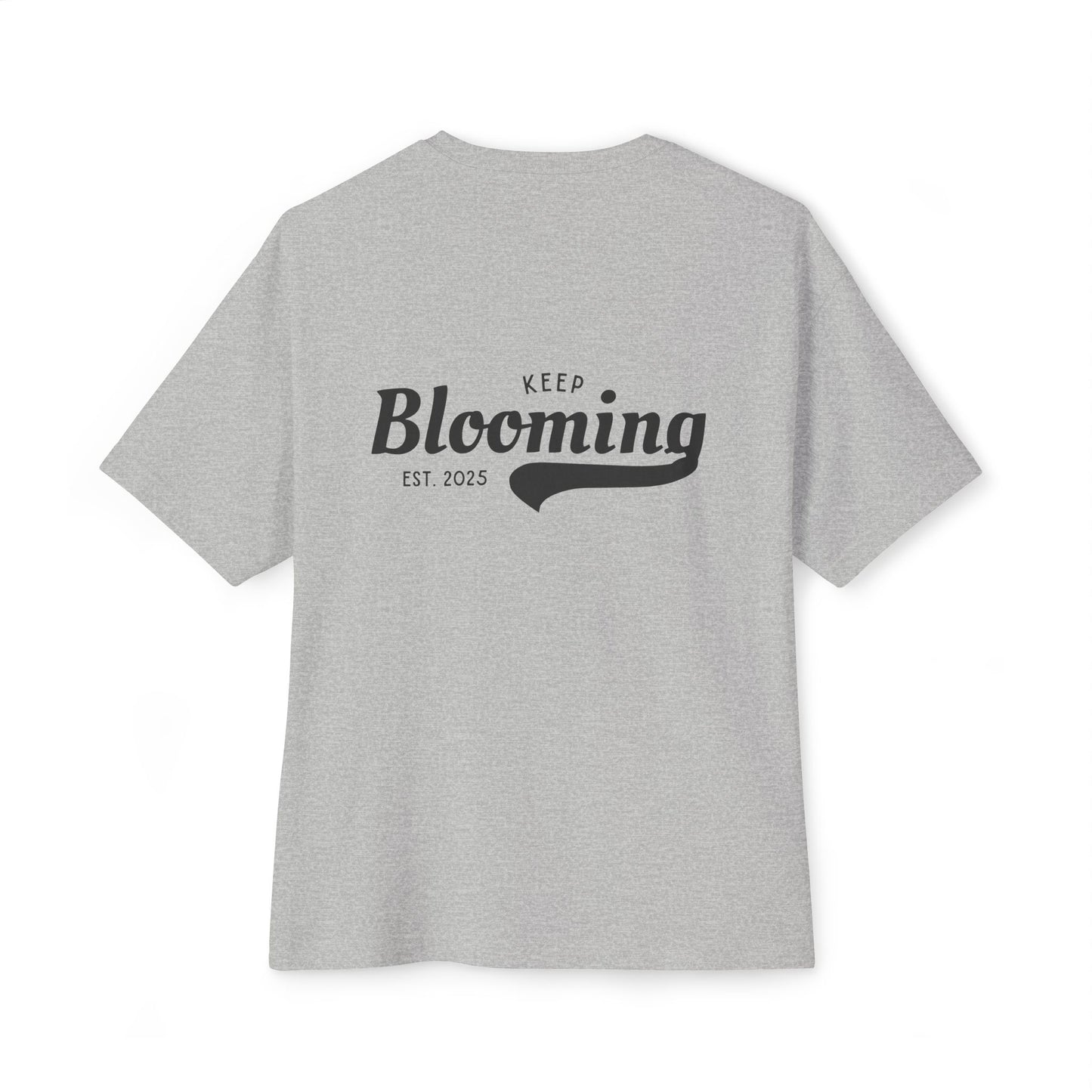 Water Lily Club Oversized Tee – “Keep Blooming” Edition