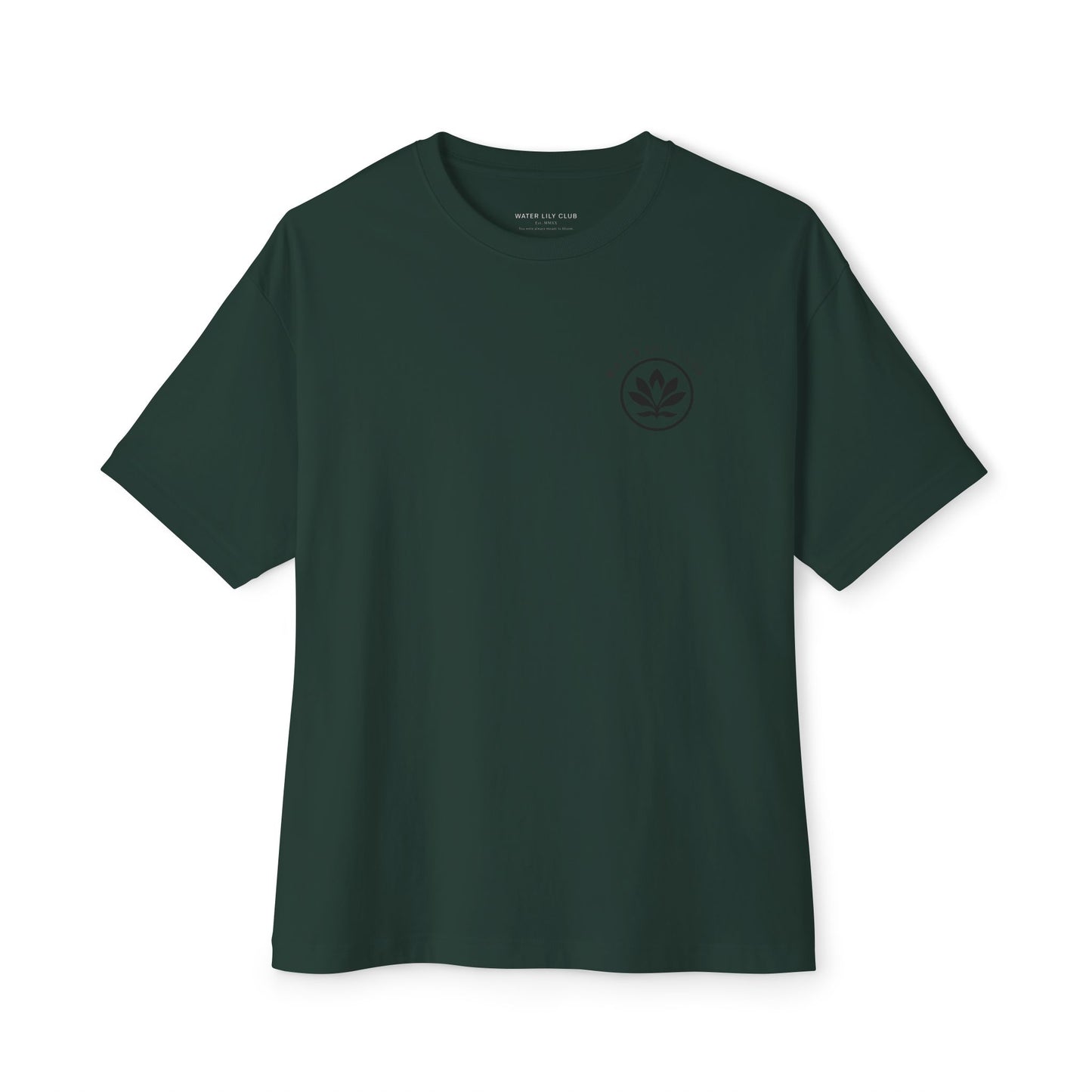 Water Lily Club Oversized Tee – “Keep Blooming” Edition