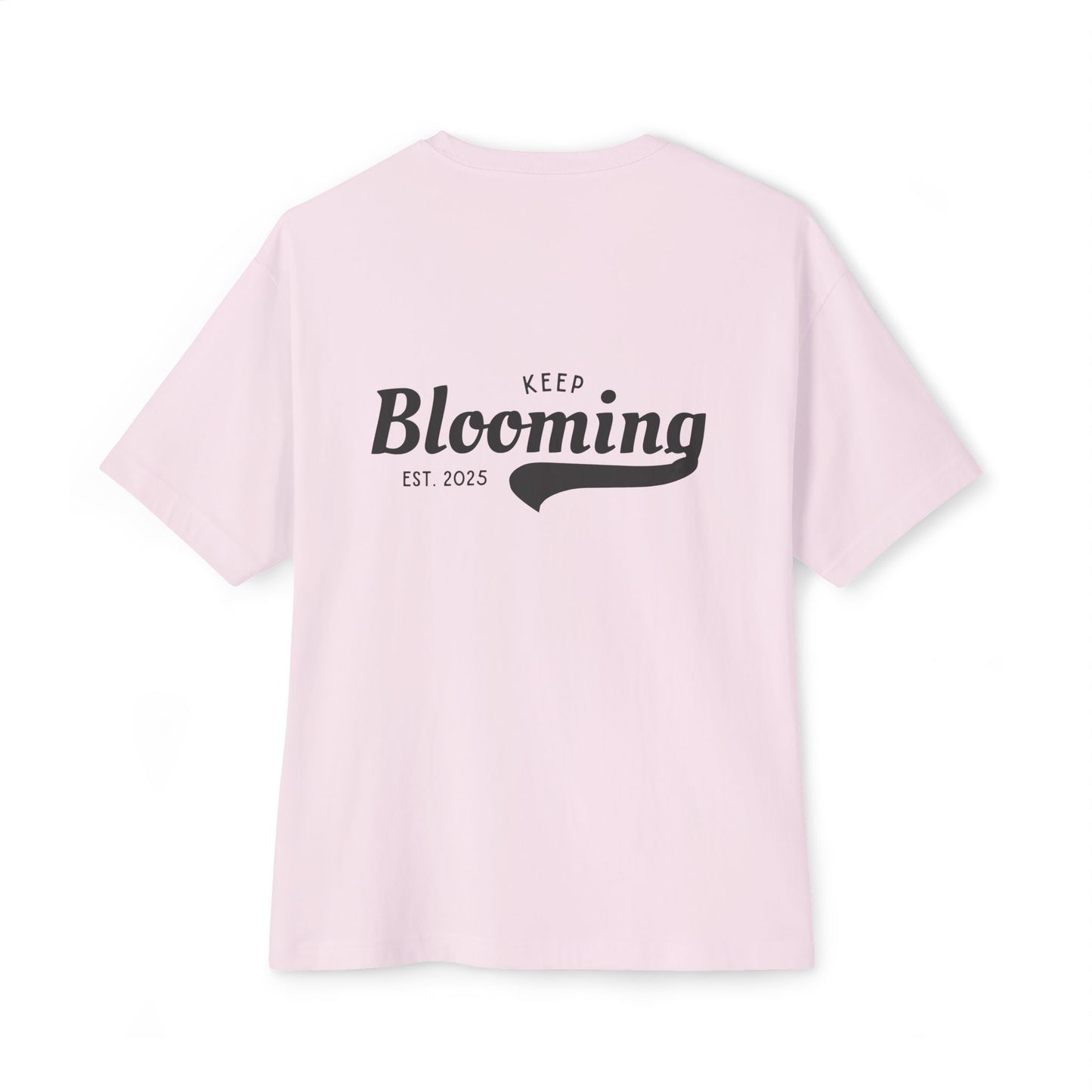 Water Lily Club Oversized Tee – “Keep Blooming” Edition