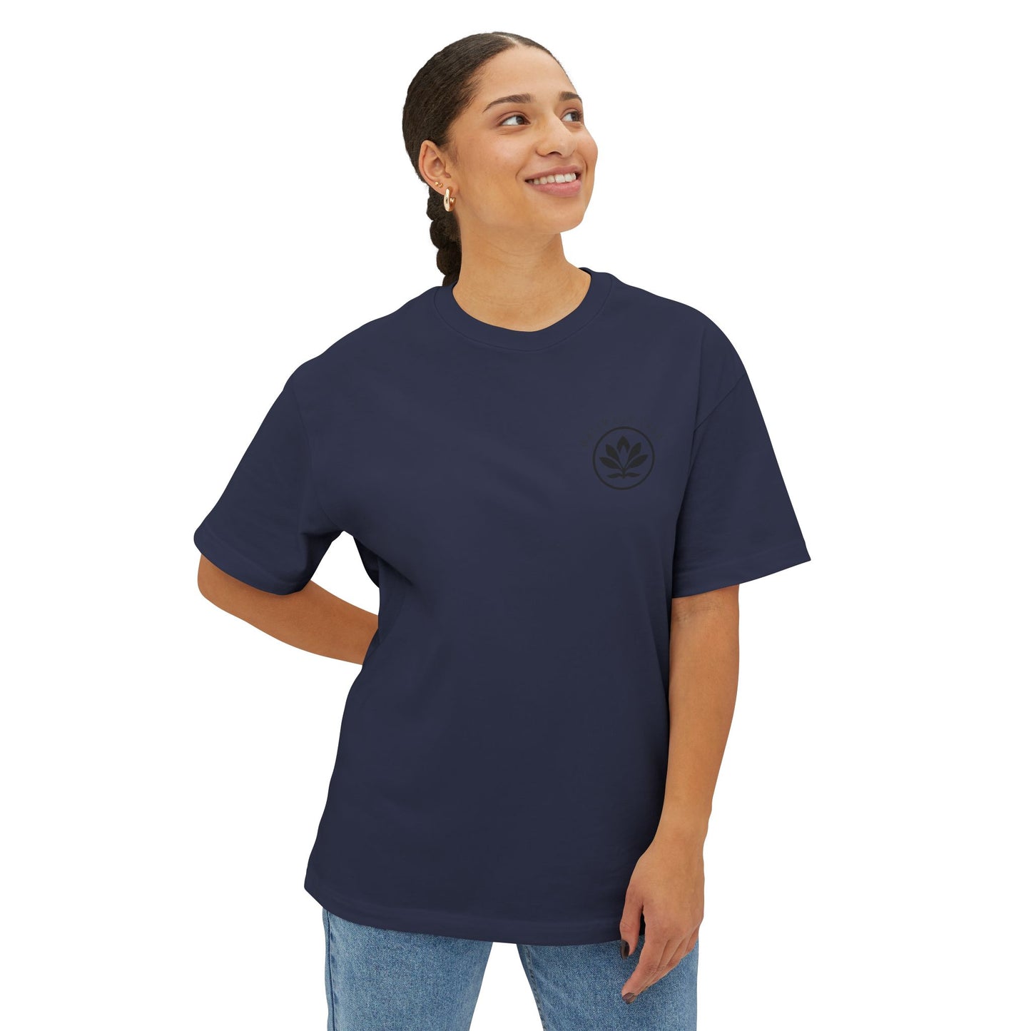 Water Lily Club Oversized Tee – “Keep Blooming” Edition