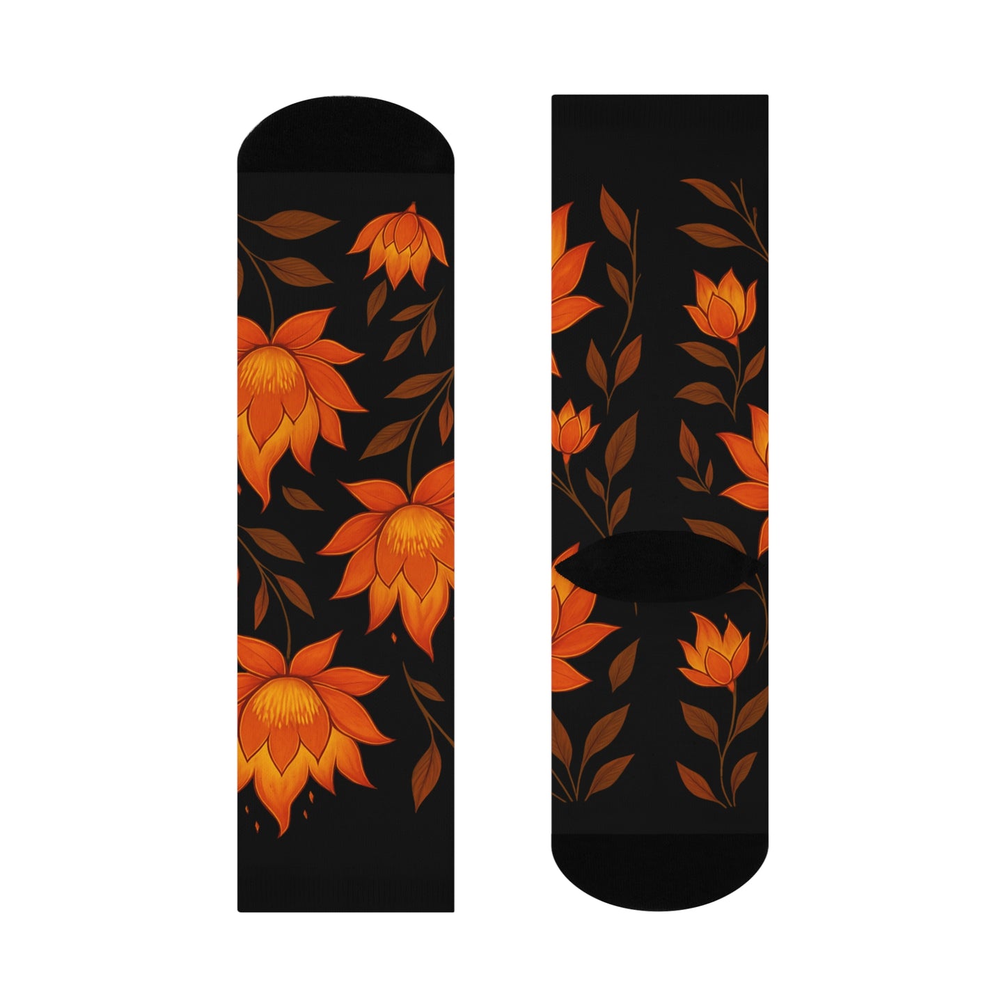 Water Lily Club – Ember Bloom Socks