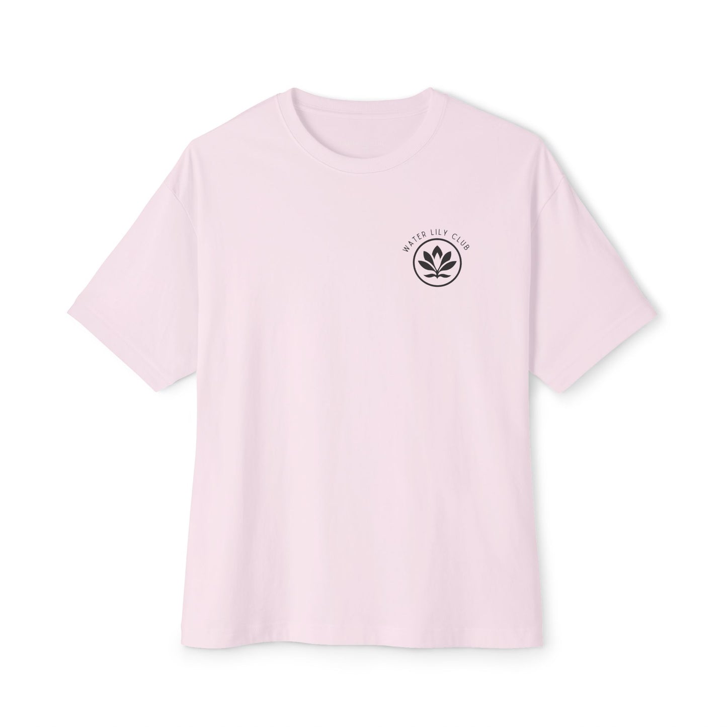 Water Lily Club Oversized Tee – “Keep Blooming” Edition