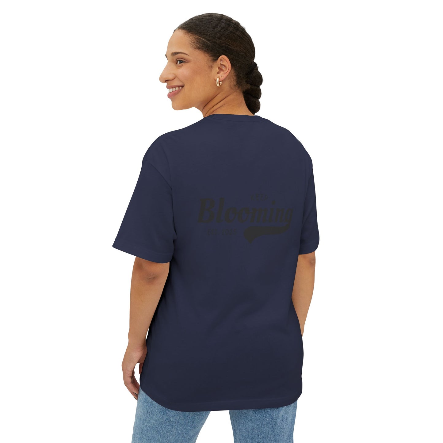 Water Lily Club Oversized Tee – “Keep Blooming” Edition