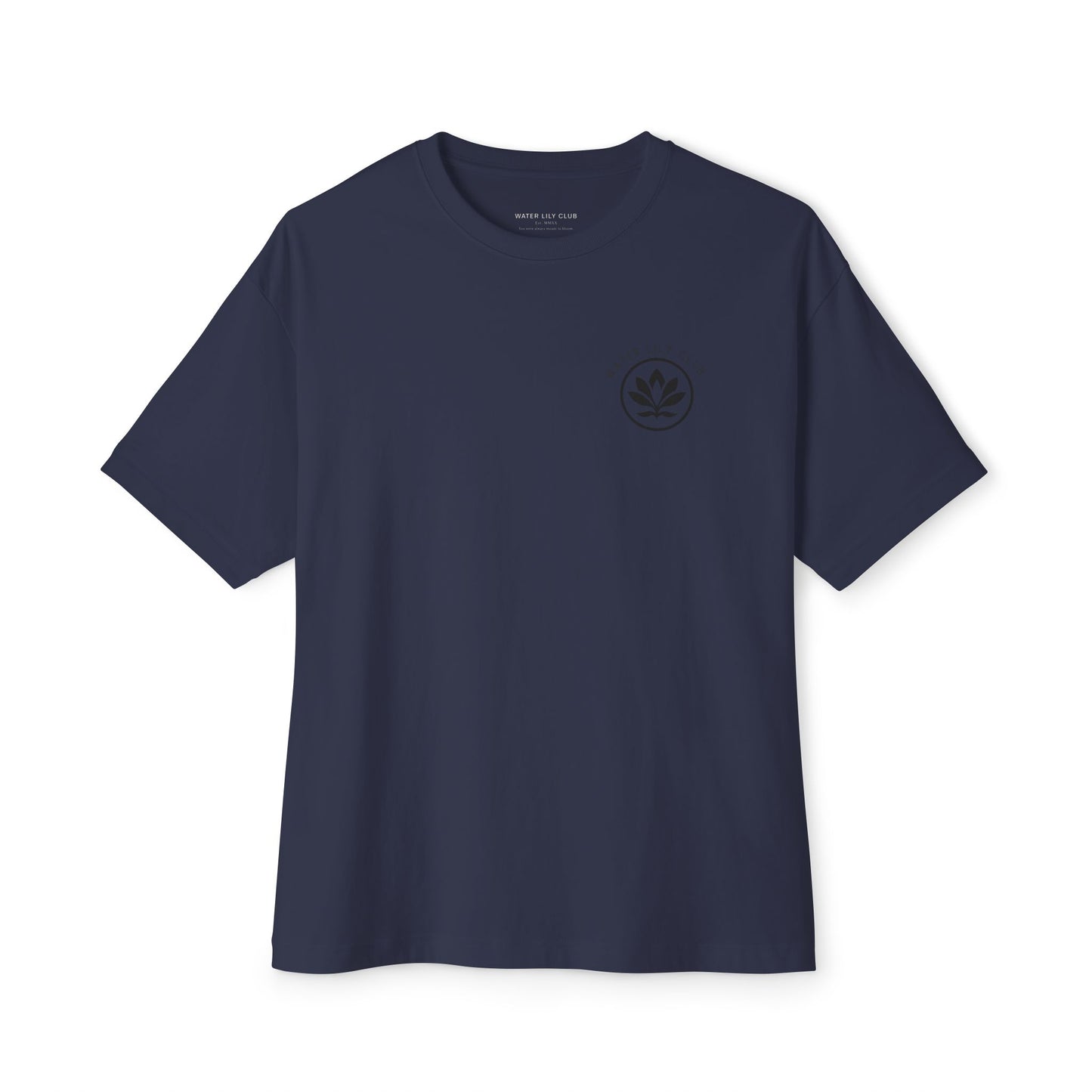 Water Lily Club Oversized Tee – “Keep Blooming” Edition