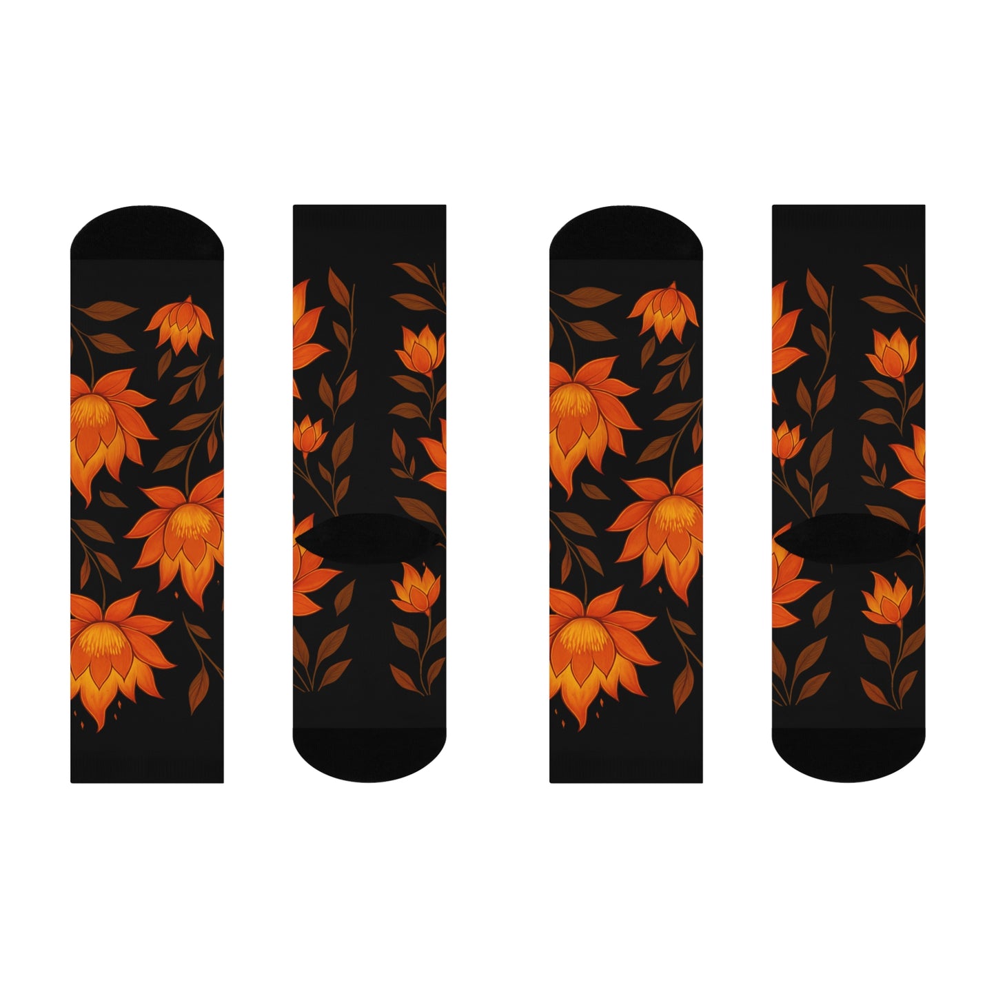 Water Lily Club – Ember Bloom Socks