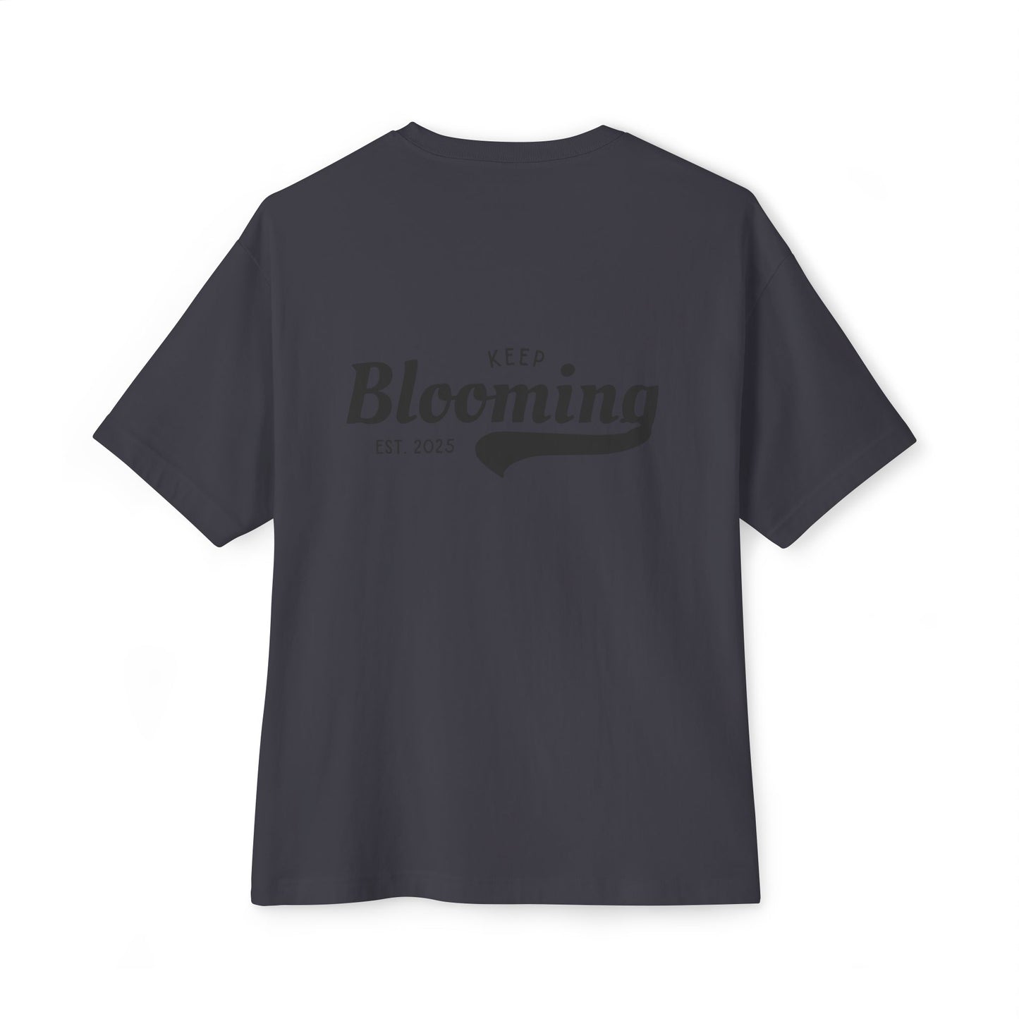 Water Lily Club Oversized Tee – “Keep Blooming” Edition