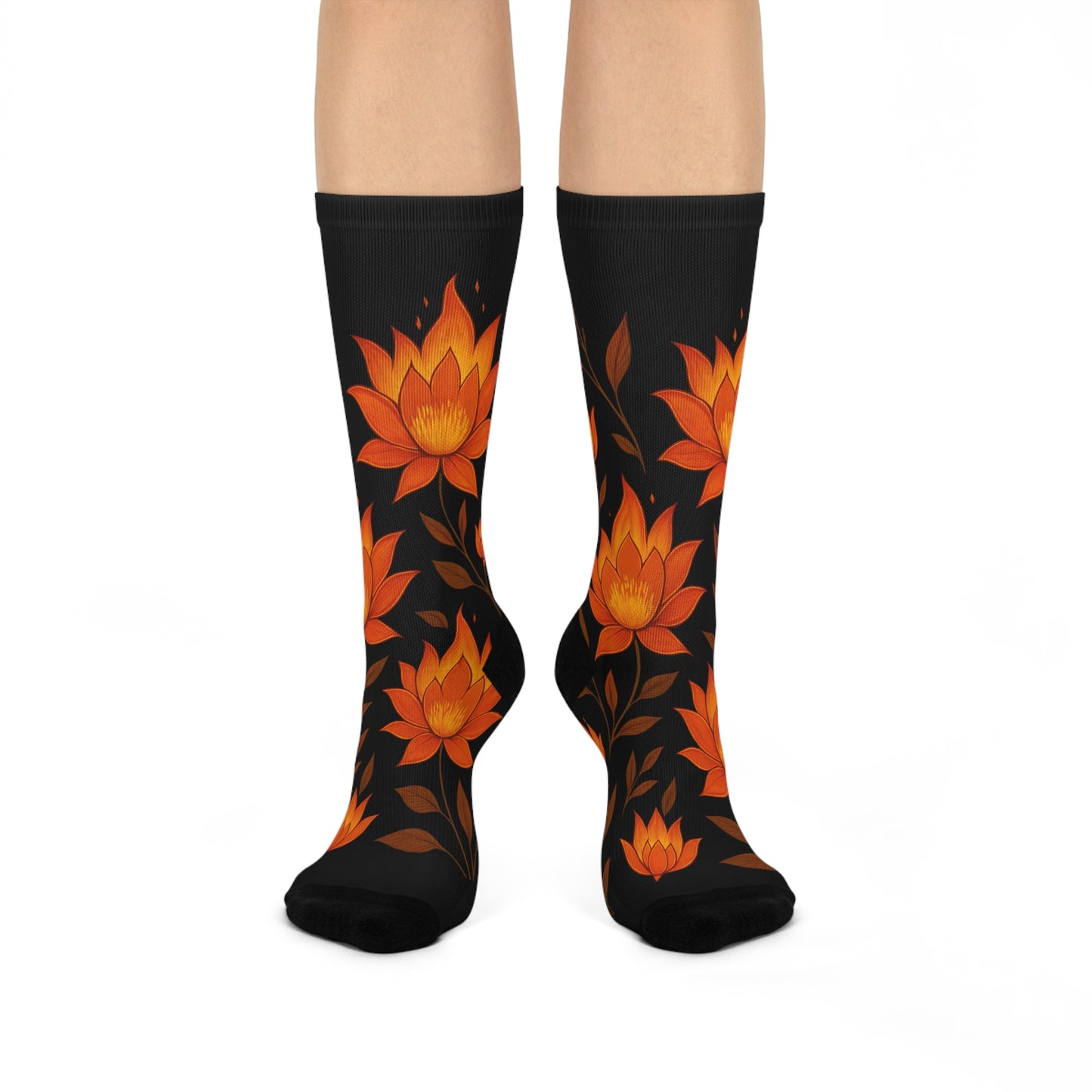 Water Lily Club – Ember Bloom Socks