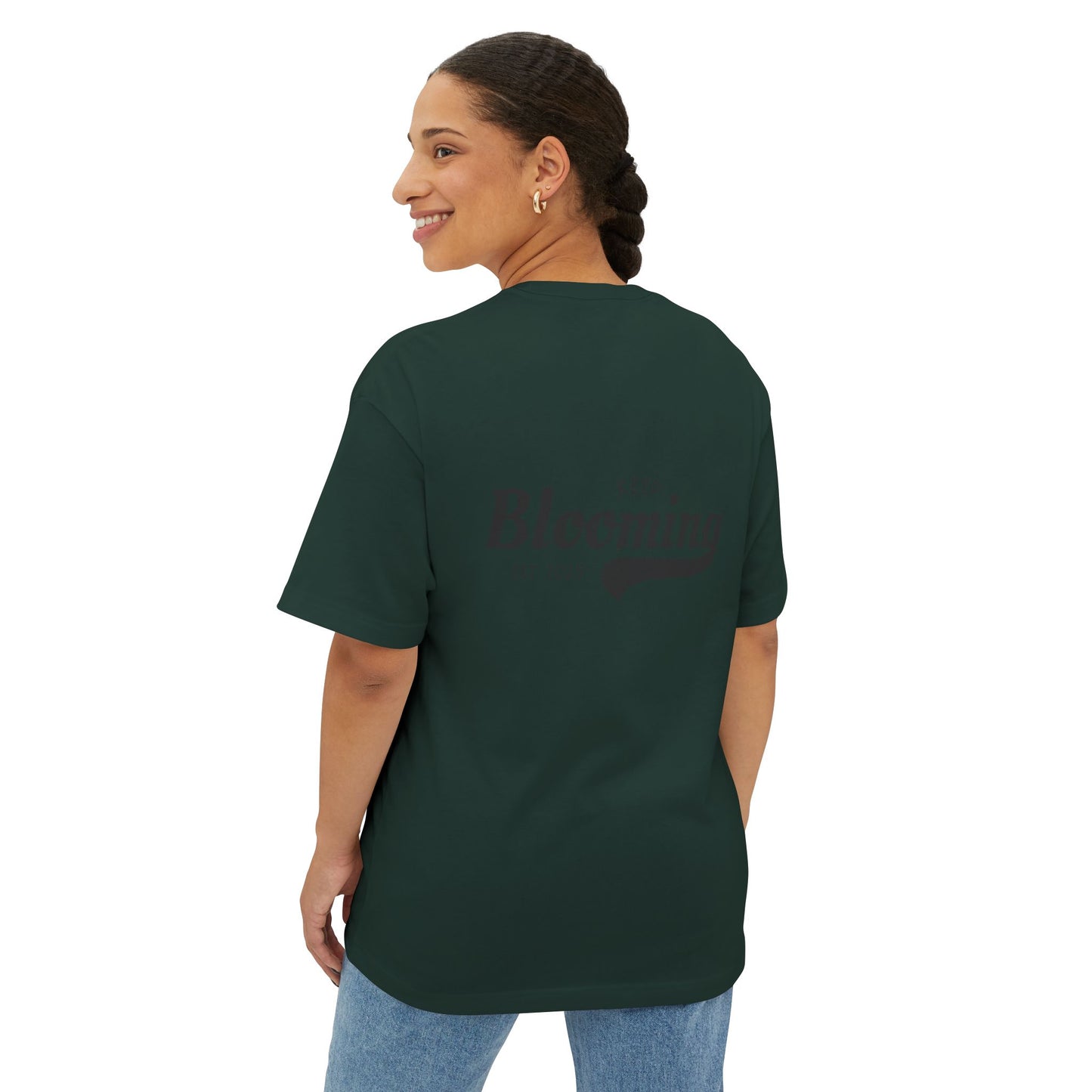Water Lily Club Oversized Tee – “Keep Blooming” Edition