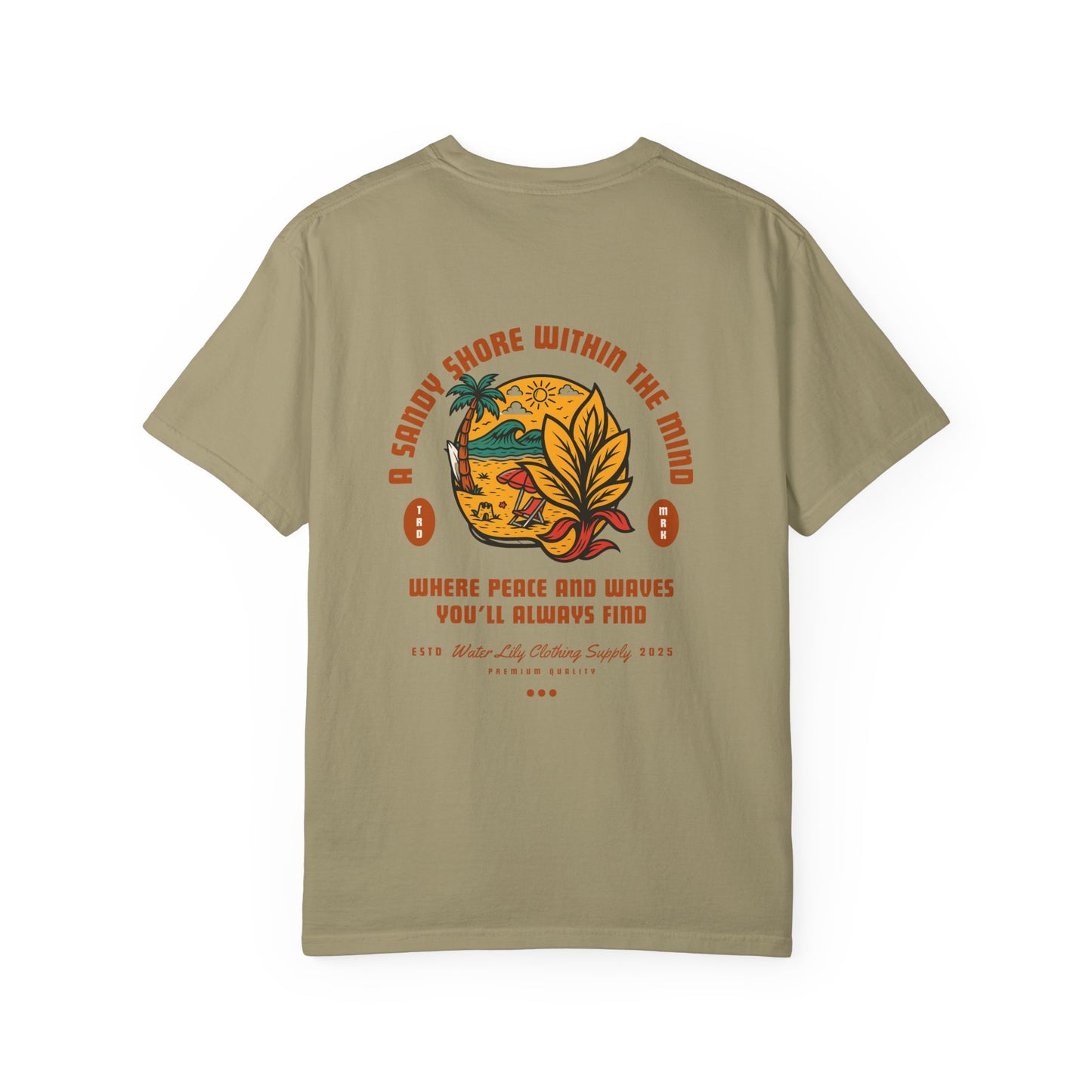 Water Lily Club Tee — “A Sandy Shore Within the Mind” Edition