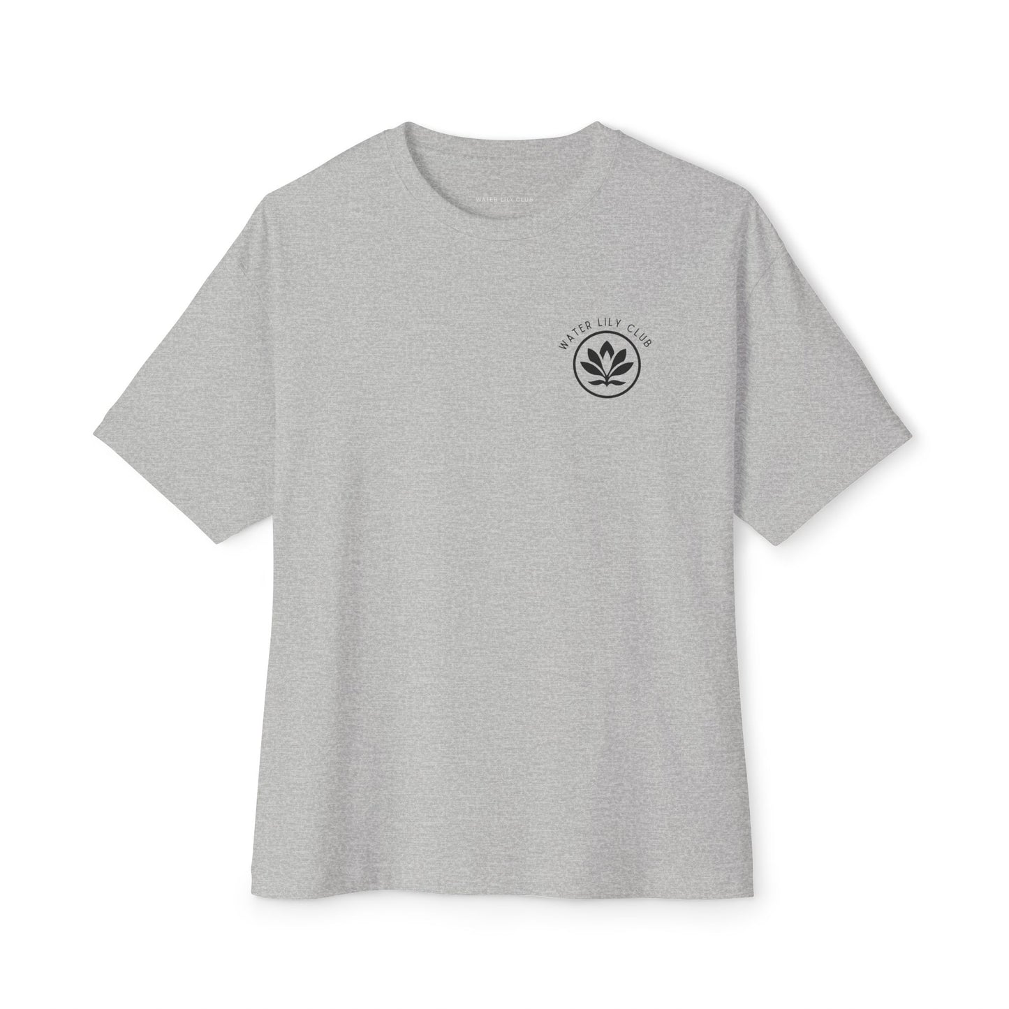 Water Lily Club Oversized Tee – “Keep Blooming” Edition